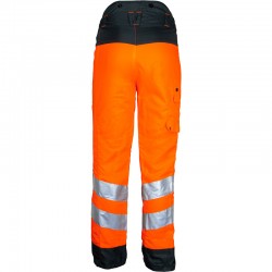 Pantalon glow orange classe 2 type A dos