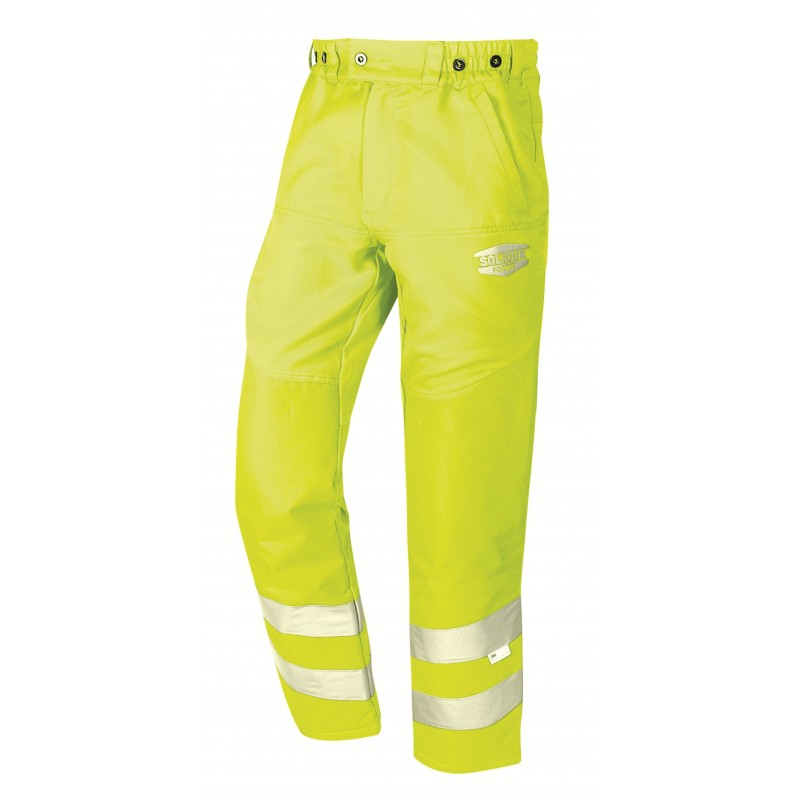 pantalon débroussaillage HV jaune