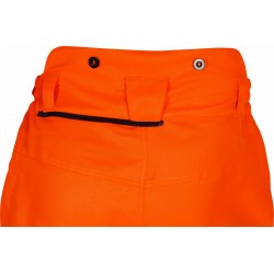 bavette pantalon debroussaillage HV orange
