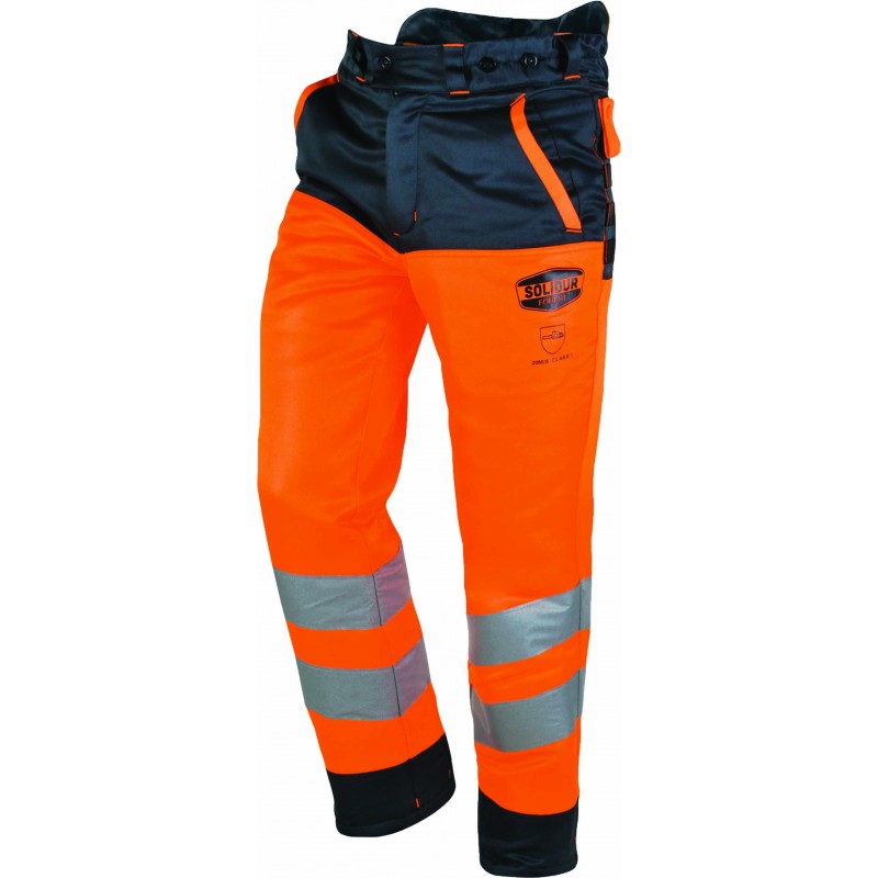 Pantalon glow orange classe 2 type A