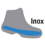 Stainless steel anti-perforation sole